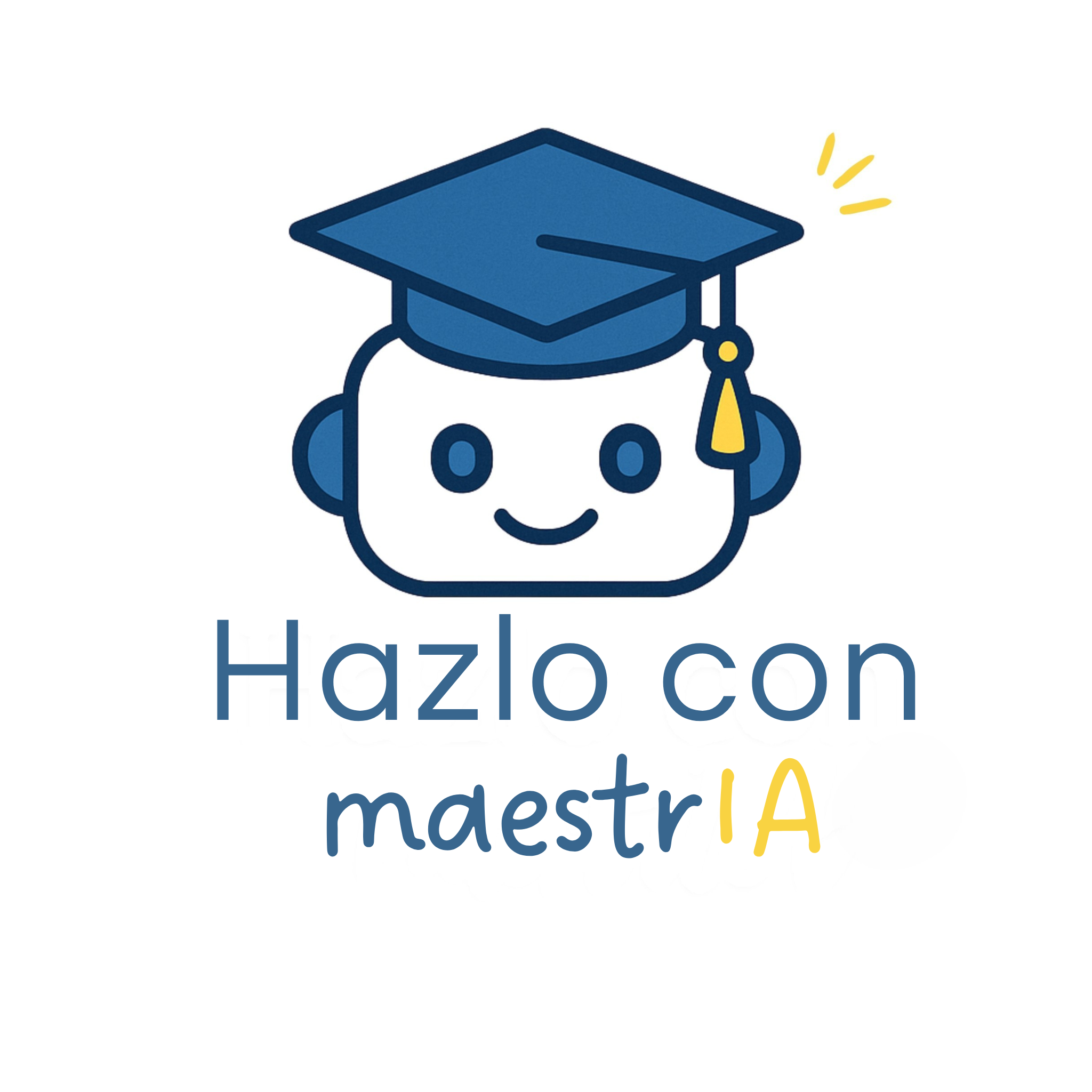 Logo oficial de Hazlo con MaestrIA - Símbolo que representa la capacitación en Inteligencia Artificial para docentes